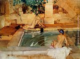 Gleaming Limbs And Cool Waters by Sir William Russell Flint